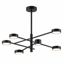 Люстра чорна D-100 cm Led 75W 2800K-6000K Black Satellite 260948-100008906