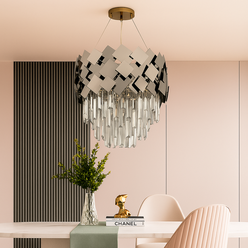 Люстра підвісна Mirror D-60cm E14 Chrome 250635-100005123