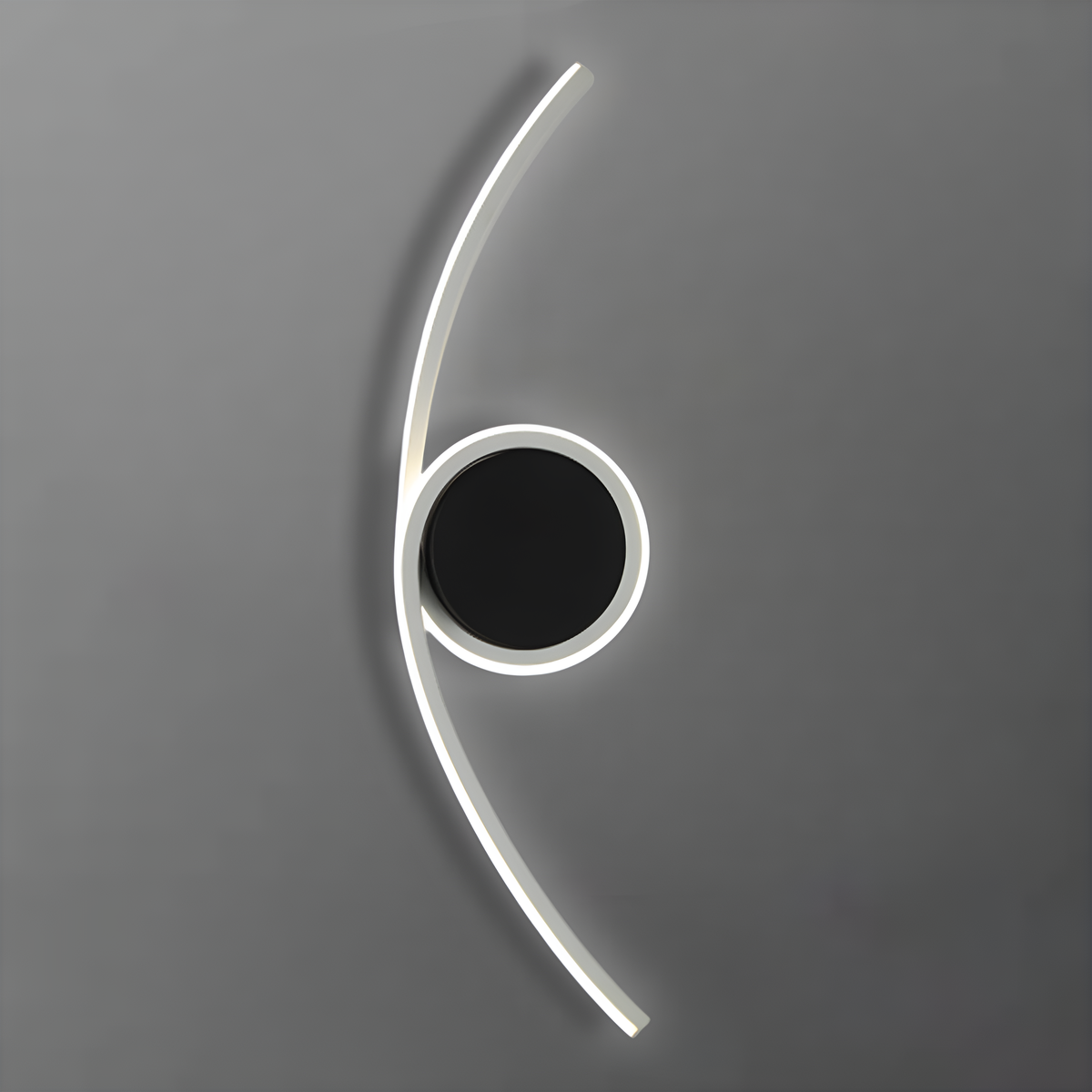Бра Eclipse White + Black L-52cm 12W 5000K 250576-100004691