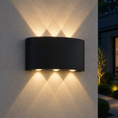 Настінний чорний вуличний світильник Led 6W IP54 3000K Black Delia 230519-100002104