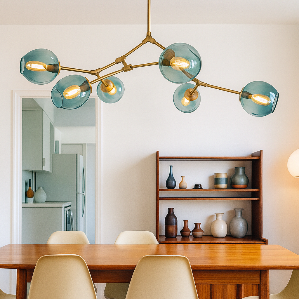 Люстра Glass Gold Blue Domosvet Design 25103-244201