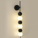Настінний світильник H-85cm Led Black+White Bead Pearl 251118-100006513