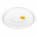 Стельова люстра біла з золотим декором D - 50 cm H - 4,5 cm Led 68W White Circle Deco 260531-100007966