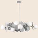 Люстра Fiore E27 Silver + Grey 250419-100004463