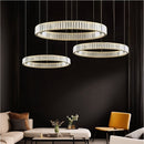 Люстра підвісна Crystals circle 3 D400 + D600 + D800 Led 90W Gold / Chrome 240658-100003404