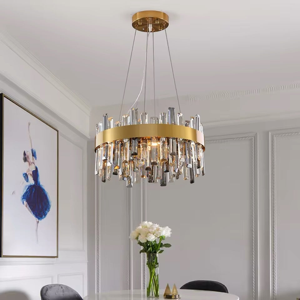 Підвісний світильник D-60 cm Led 86W 3000K 4000K 6000K Gold Empire 250118-100004055