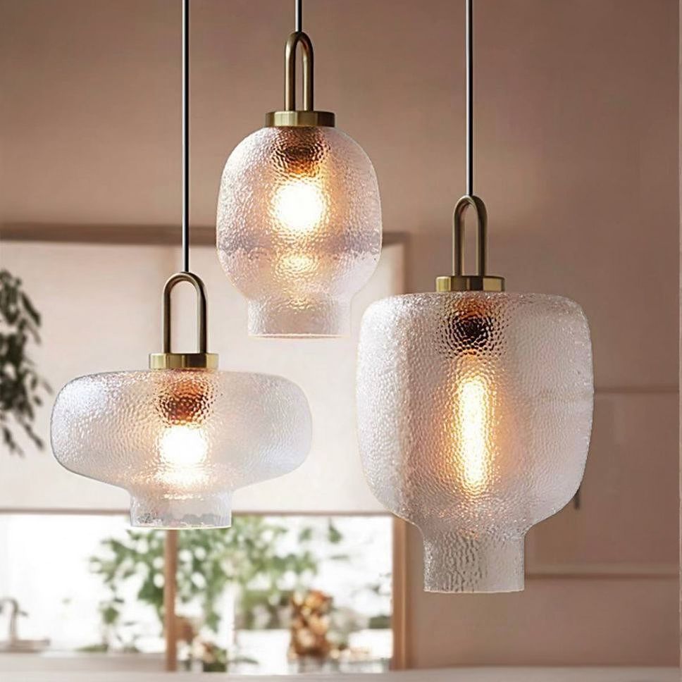 Підвісний світильник золотий D-22 cm E27 Gold Frosty lamp 241122-100003930