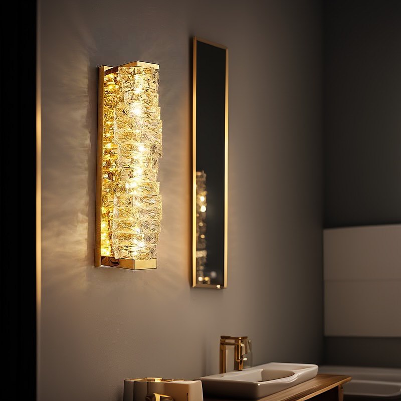 Настінний світильник золотий Crystal Shine Diamond H-46 cm Led 20W Gold 240622-100003430