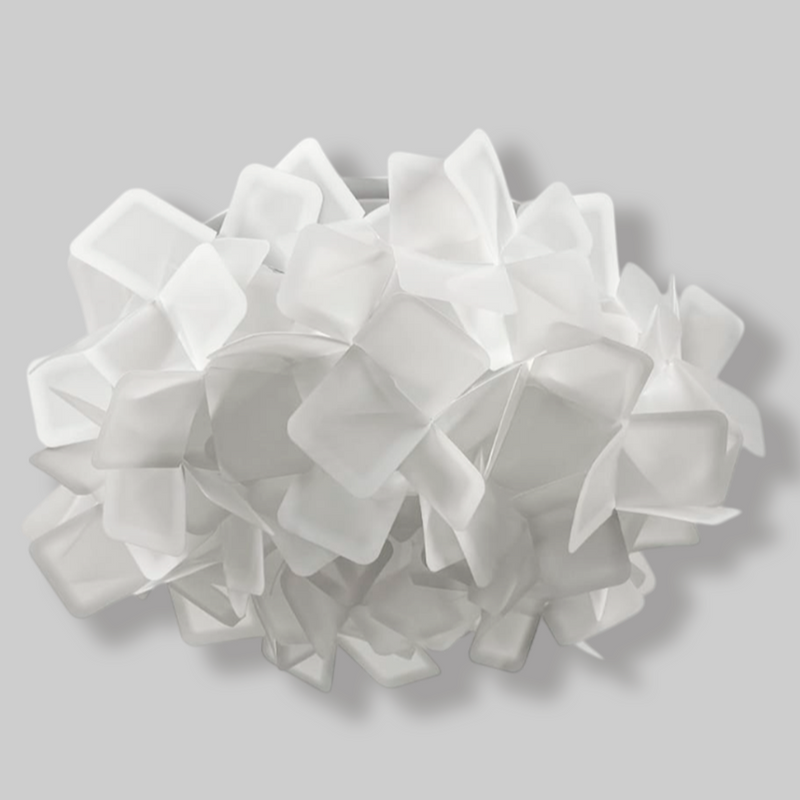 Люстра стельова біла Квітка Хмаринка D-53 cm 26W H-25cm 3000-6000K White Flower 250618-100005175