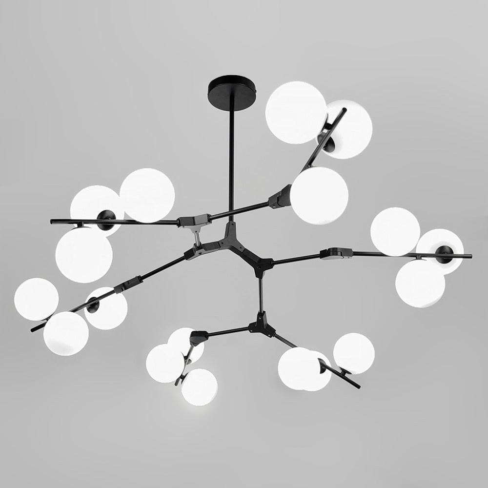 Підвісний світильник Berries H750 18xG9 Black + White 250118-100004108