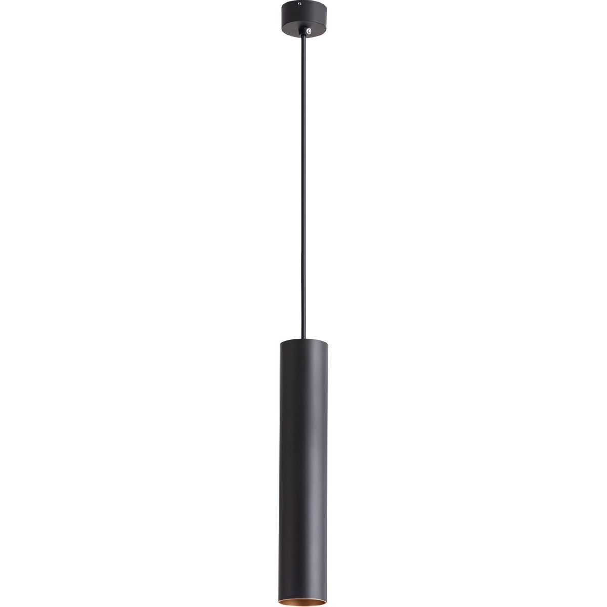 Підвісний світильник чорний H-40 cm GU10 1P Black Tubes Line 260141-100007070