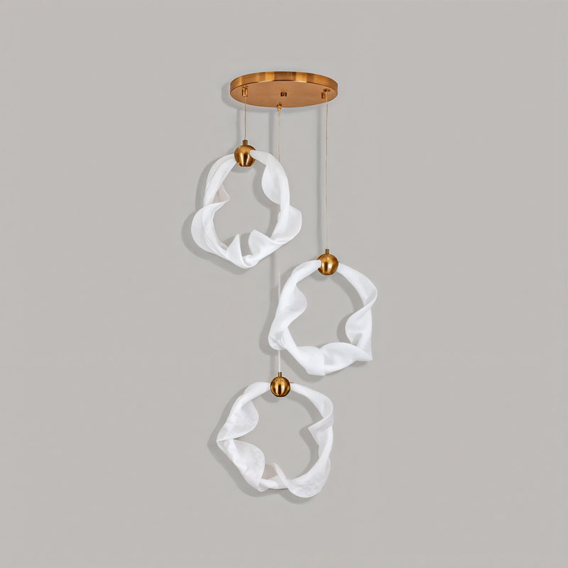 Підвісна люстра Silk 24W 4000K Gold + White 250431-100004316