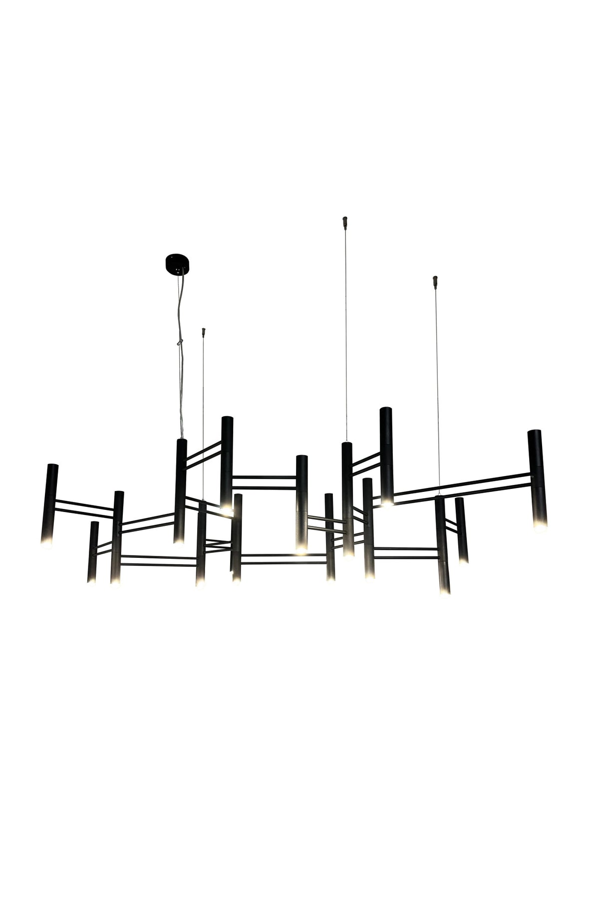 Люстра Зодіак Tube chandelier 7*G9 / 17*G9 Black 230863-100002406