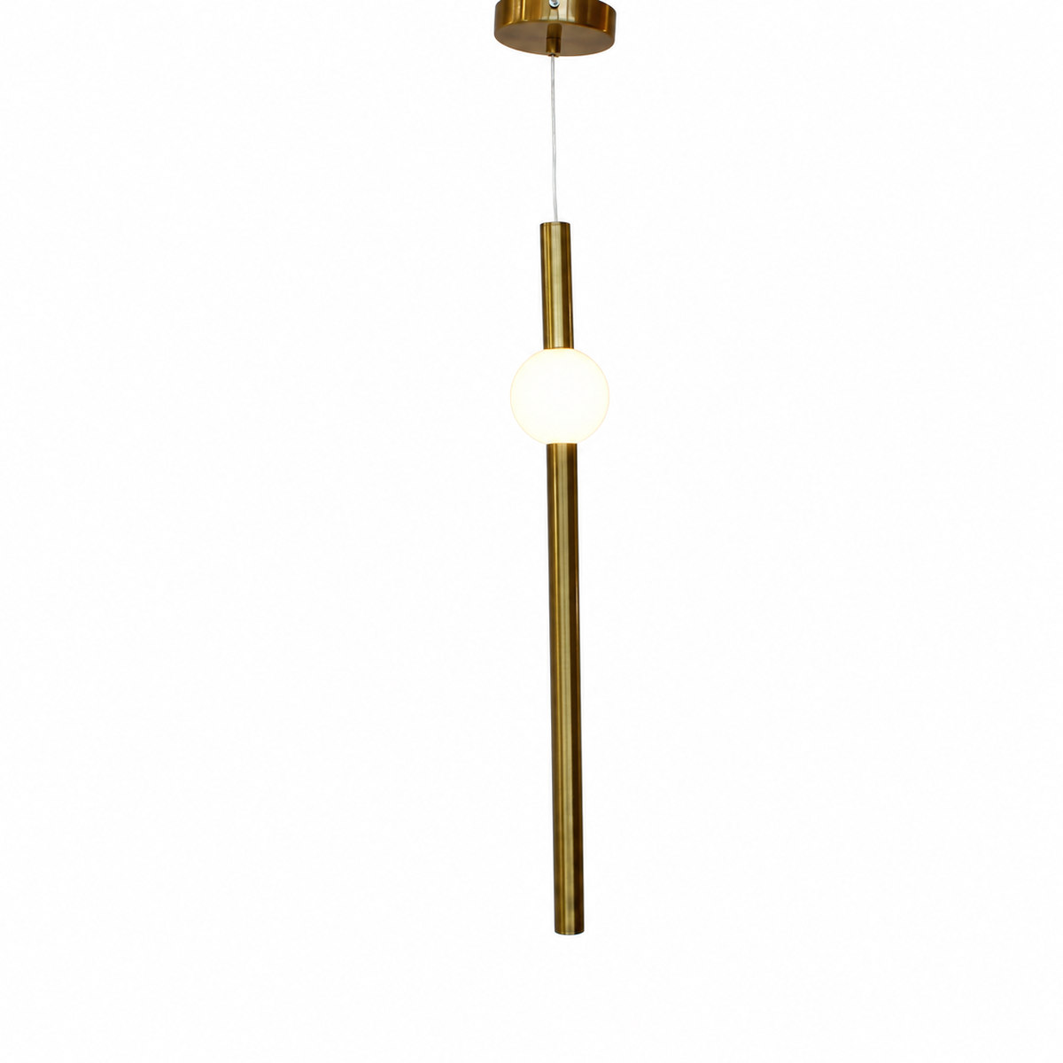 Підвісний світильник золотий D-8 cm Led 6W 3000K Gold Elegant Tube 261066-100009066