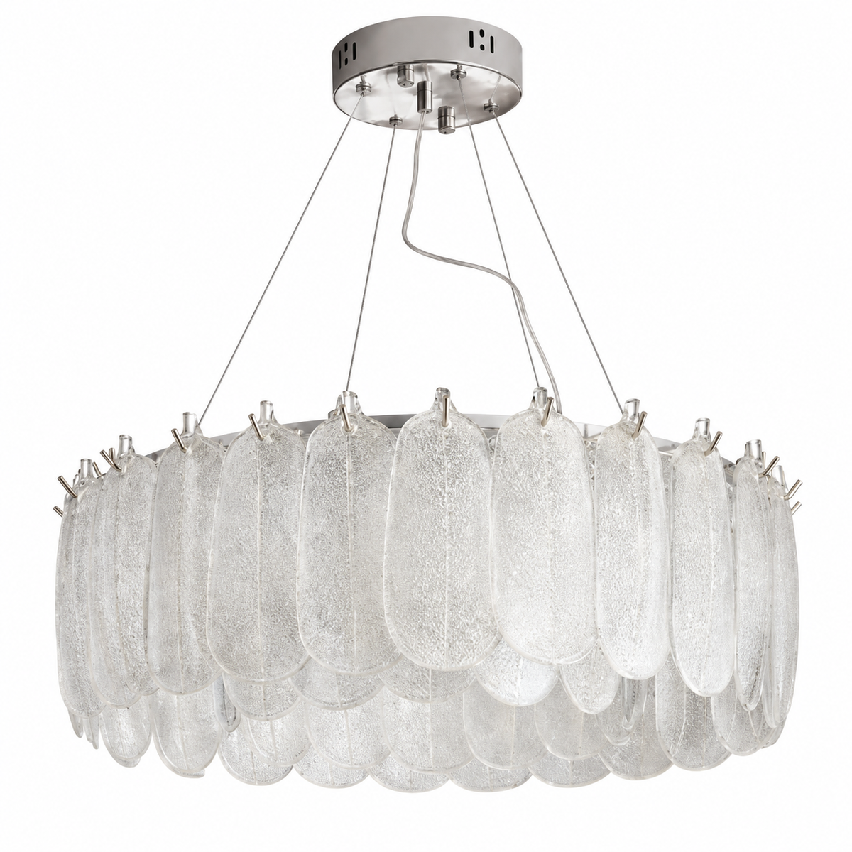 Підвісні люстри D-50 cm / D-60 cm / D-80 cm Led 3000K-6000K Chrome 261019-100009072