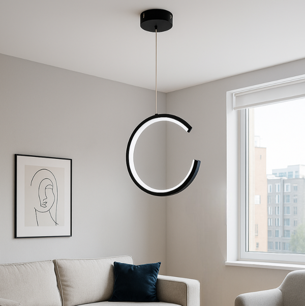Підвісний світильник Сrescent 9W 4000K Black 250635-100005159