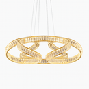 Підвісна люстра золота D-80 cm Led Gold Crystal 251222-100006849