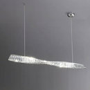 Підвісний світильник L-100 cm Led 54W 3000K 4000K 6000K Chrome Diamond line Crystal 251222-100006850