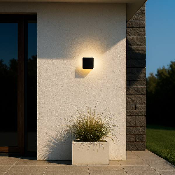 Вуличні світильники чорні L-13.5 cm / L-16.5 cm IP65 Led 4200K Black Square 251160-100006550