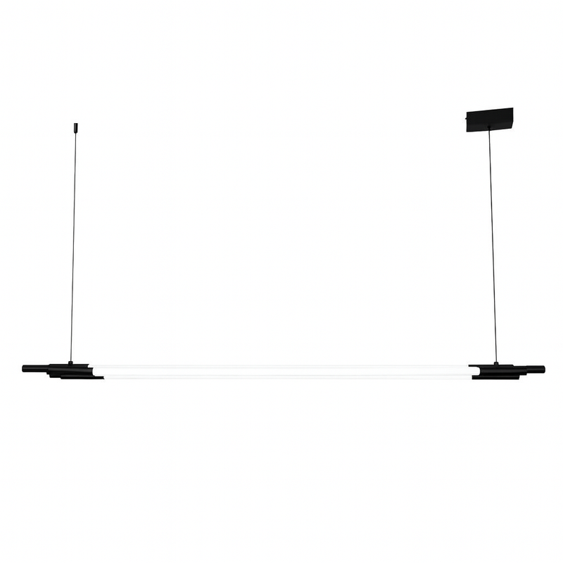 Підвісна люстра трубчаста L-90/110/150 cm Led Black+White 251018-100006282