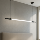 Підвісна люстра трубчаста L-90/110/150 cm Led Black+White 251018-100006282