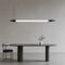 Підвісна люстра трубчаста L-90/110/150 cm Led Black+White 251018-100006282