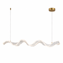 Видовжена люстра золота L-120 cm Led 4000K Gold Aurora 260735-100008384