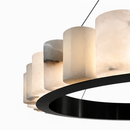 Підвісні люстри чорні D-60 cm / D-80 cm Led 4000K Black Marble 260318-100007644