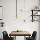 Підвісні світильники D-15 cm / D-20 cm / D-25 cm G9 Clear Glass 260322-100007646