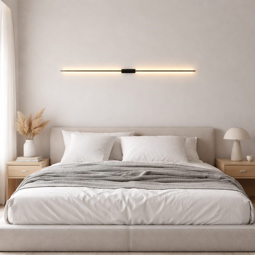 Настінний світильник чорний L-100.4 cm Led 15W 3000K Black Ultra slim 260260-100007449
