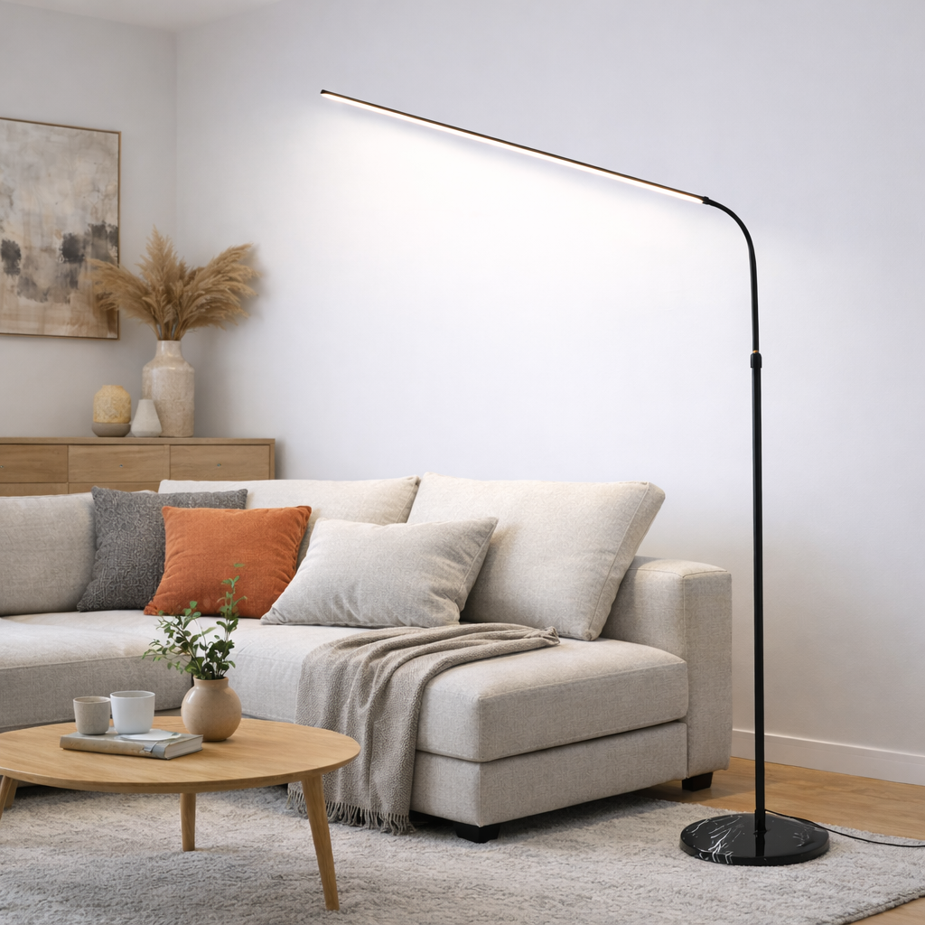 Торшер Slim line L-168 cm Led 20W Black 240822-100003623