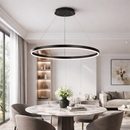 Підвісні люстри чорні D-40 cm / D-60 cm / D-80 cm Led Black Circle 260322-100007654