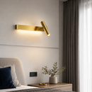 Настінний світильник золотий зі спотом з вимикачем L-25 cm Led Gold Spot 260619-100008095
