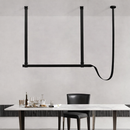 Світильник підвісний чорний L-120 cm Led 15W 3000K-6000K Black Hawe lamp 260322-100007655