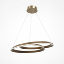 Люстри підвісні сатинові D-60 cm / D-80 cm Led Champagne Rings 260318-100007656