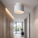 Точковий накладний світильник білий D-10 cm Led 12W 3000K White Toch 260340-100007657