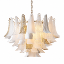 Підвісні люстри D-60 cm / D-80 cm E14 Gold Flowers 260618-100008097