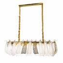 Підвісні люстри D-60 cm / D-80 cm E14 Gold Flowers 260618-100008098