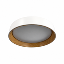 Стельові люстри білі D-45 cm / D-58 cm Led 3000K-6000K White+Wood Circle 260918-100008846