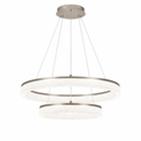 Підвісна люстра D-80+60 cm Led 92W 3000K-4000K Grey Ice 260718-100008397