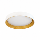 Стельові люстри білі D-45 cm / D-58 cm Led 3000K-6000K White+Wood Circle 260918-100008846