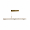 Підвісна люстра L-100 cm Led 22W 3000K-6000K White+Gold Marble Imitation 260918-100008847