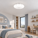 Стельова люстра біла D-45 cm Led 80W 3000K-6000K White Cloud 260931-100008850