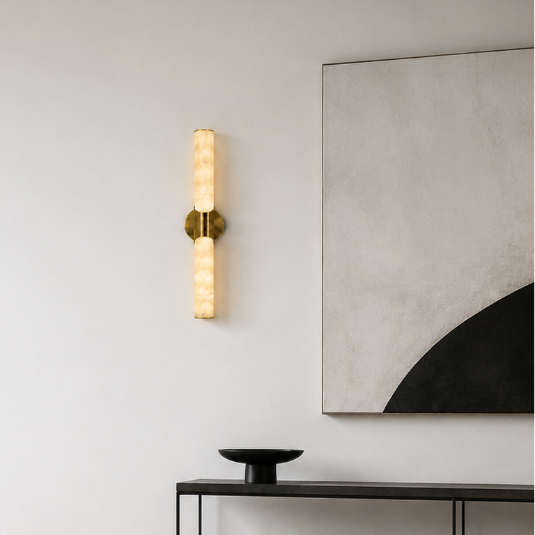 Настінний світильник золотий H-60 cm Led Gold Stone 260817-100008587
