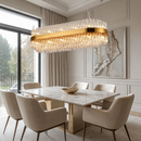Видовжена люстра золота L-120 cm G9 Gold Crystal 260817-100008590