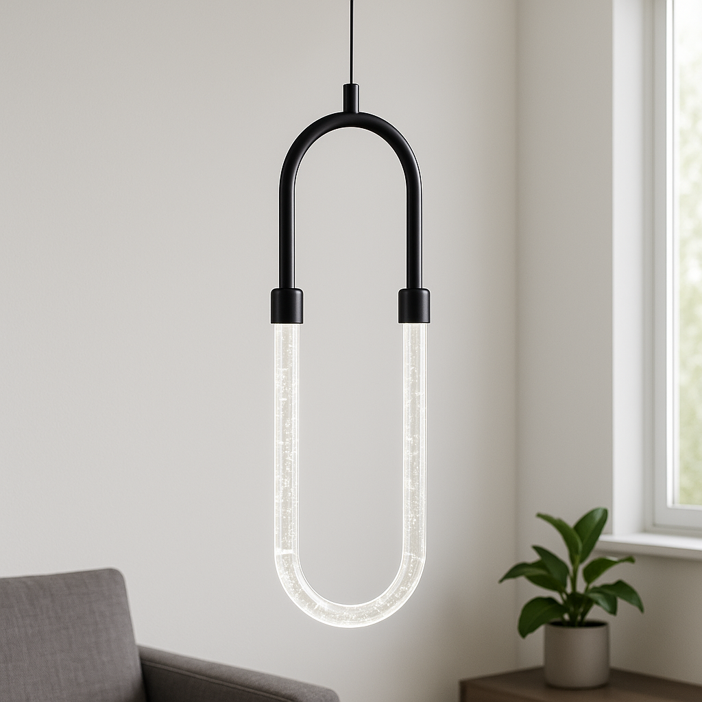 Підвісний світильник Clip 7W 4000К Black 250635-100005178