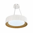 Підвісні люстри білі з деревом D-48 cm / D-62 cm Led 3000K-6000K White+Wood Circle 260918-100008852