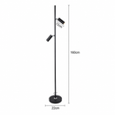 Торшер чорний H-160 cm Led Black Tube 260658-100008111