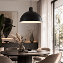 Підвісна люстра чорна поворотна D-35 cm E27 Black Glare 260318-100007661