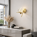 Настінний світильник золотий метелик L-24 cm Led 2W 4000K Gold Butterfly 260318-100007662